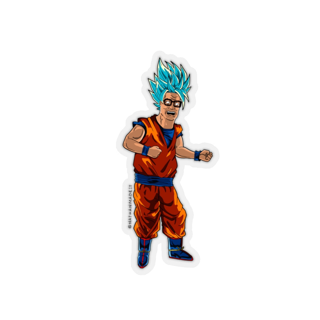 Super Saiyan Blue Hanku Kiss-Cut Sticker – Nathan Made It