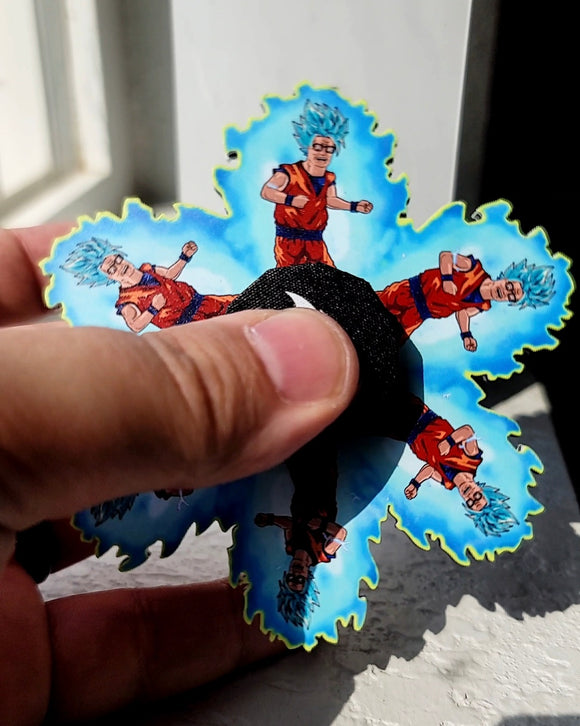 Super Saiyan Blue Hanku Animated Spinner (Please Read Description Before Buying)