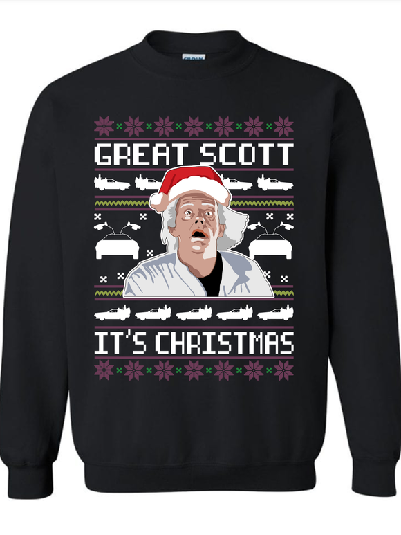 Great Scott It's Christmas Ugly Xmas Sweater